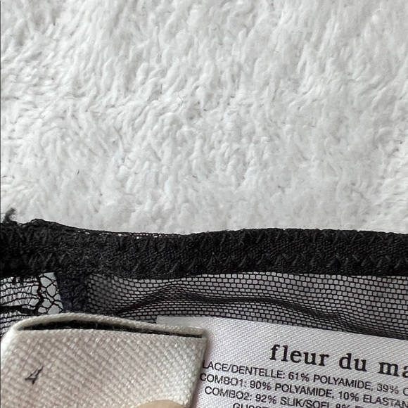 Fleur Du Mal Sophie Lace Ouvert Cheeky Panty - Picture 14 of 16